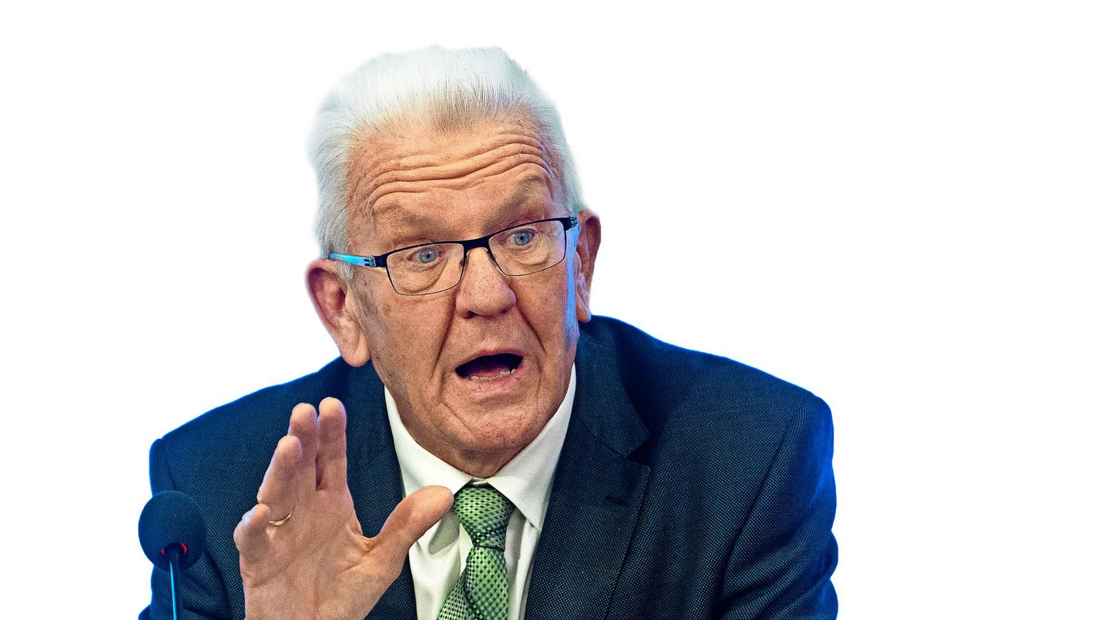 Winfried Kretschmann dämpft politische  Begehrlichkeiten: „Wir haben  keine Milliardensäcke herumstehen“.Foto: dpa/Marijan Murat