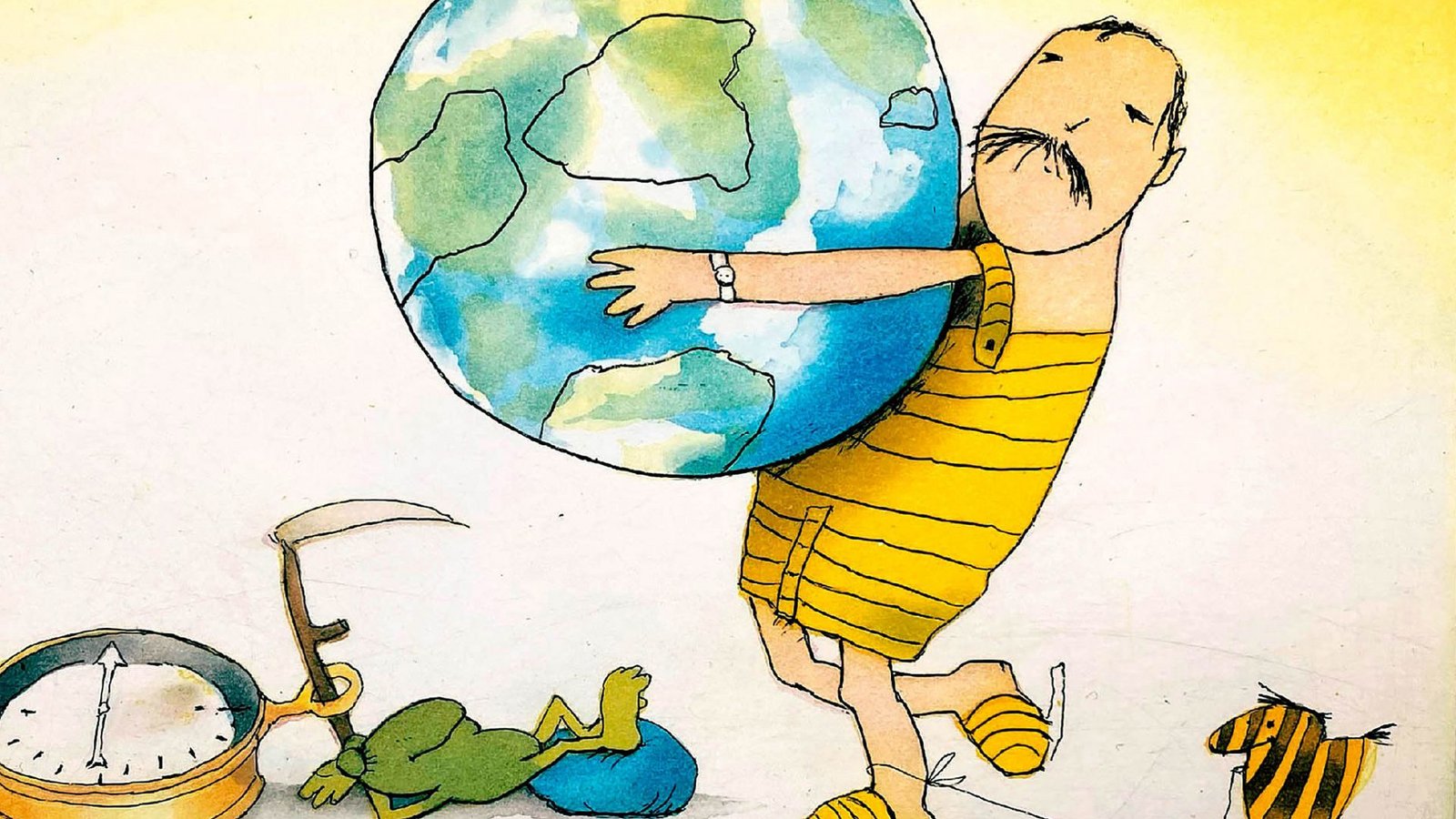 „Ist die Welt eigentlich noch zu retten?“, fragt Janosch.Foto: Janosch