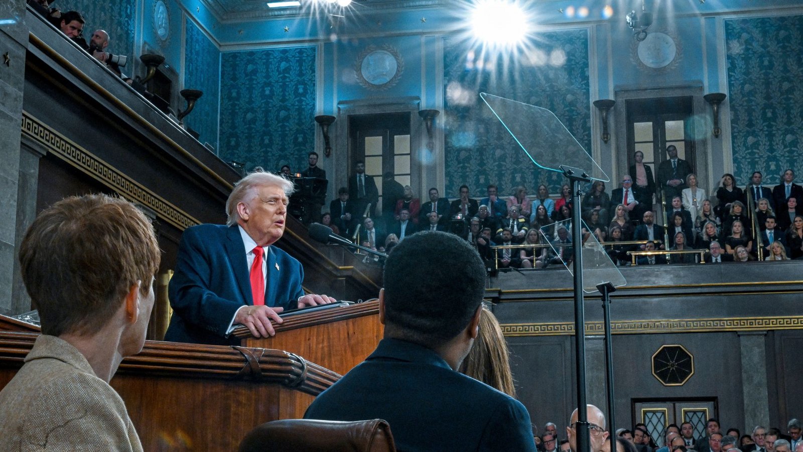 Kongressabgeordnete schieben Trumps Vorgehen im Iran keinen Riegel vor. (Archivbild).Foto: Kenny Holston/Pool The New York Times/AP/dpa Kongressabgeordnete schieben Trumps Vorgehen im Iran keinen Riegel vor. (Archivbild).Foto: Kenny Holston/Pool The New York Times/AP/dpa