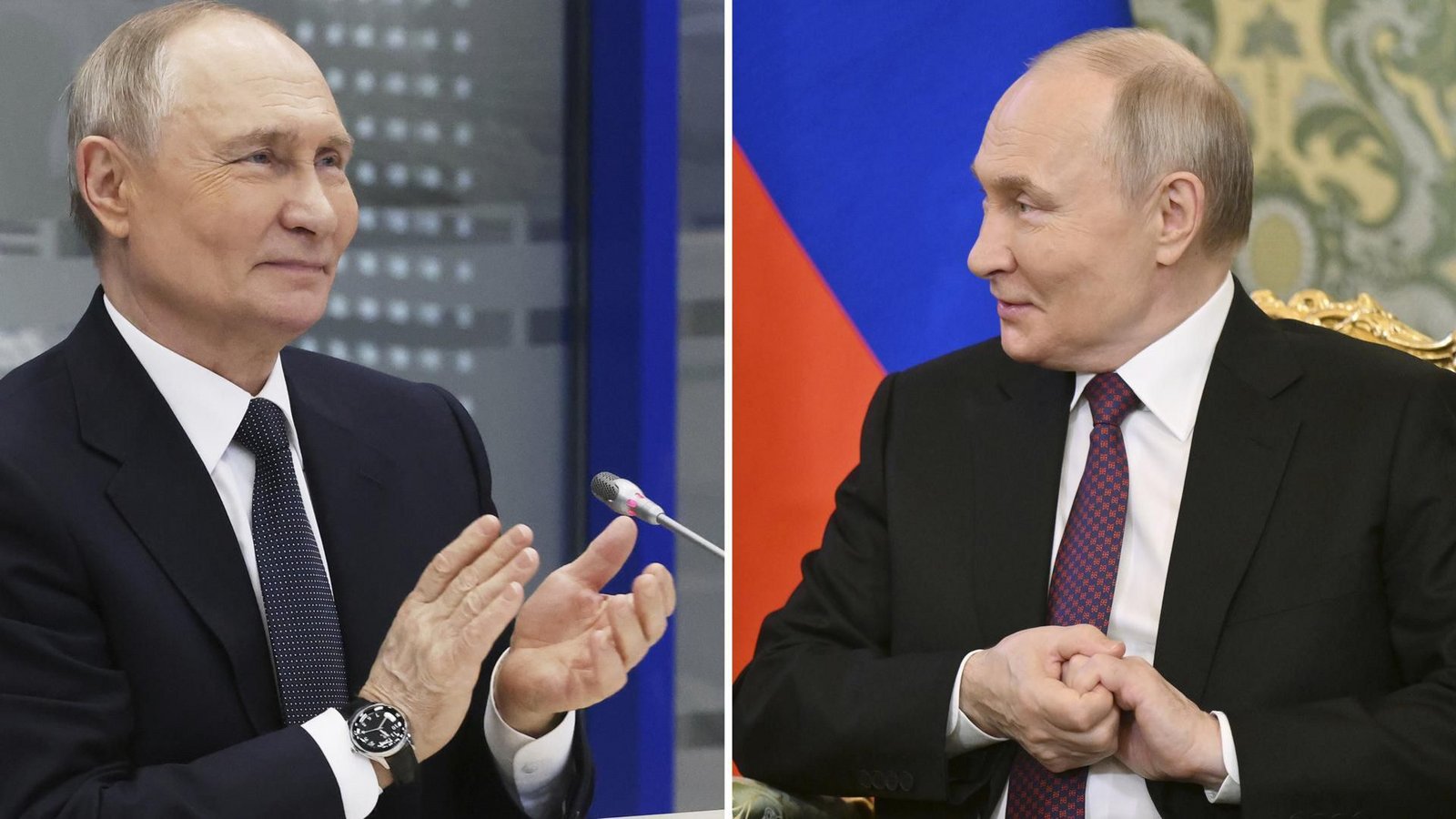Opfer des Westens oder brachialer Zerstörer? Diese zwei gegensätzlichen Sichtweisen auf Wladimir Putin sind in Deutschland weit verbreitet (Montage).Foto: Sergei Karpukhin Opfer des Westens oder brachialer Zerstörer? Diese zwei gegensätzlichen Sichtweisen auf Wladimir Putin sind in Deutschland weit verbreitet (Montage).Foto: Sergei Karpukhin