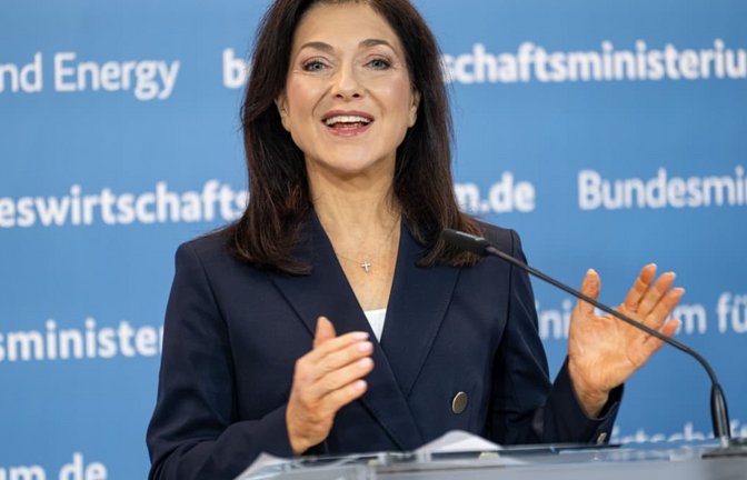 Gesetzespaket durchgesetzt: Wirtschaftsministerin Reiche am Mittwoch in Berlin.<span class='image-autor'>Fabian Sommer/dpa</span>
