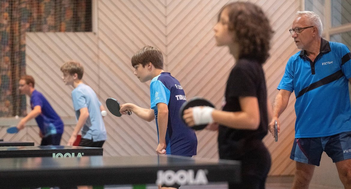 Tischtennis, Jugendtraining, Iptingen, Roman Plese, Foto: Fotomoment/Volker Henkel