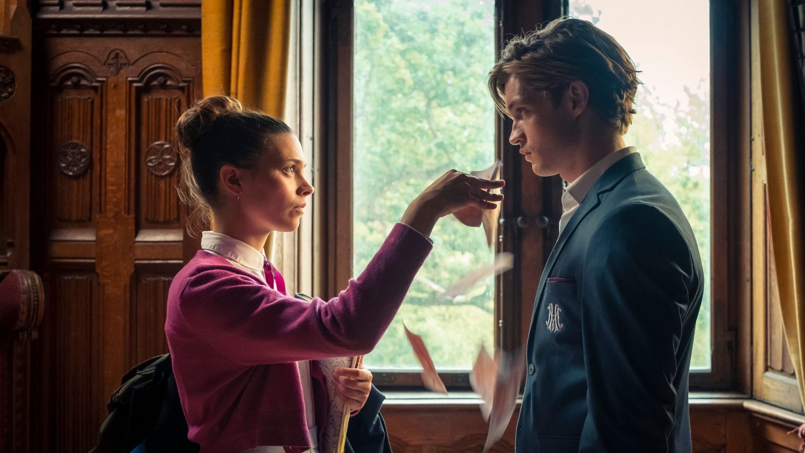 Die Dreharbeiten zu „Maxton Hall“ fanden in Deutschland und England statt.Foto: Prime Video / Stephan Rabold