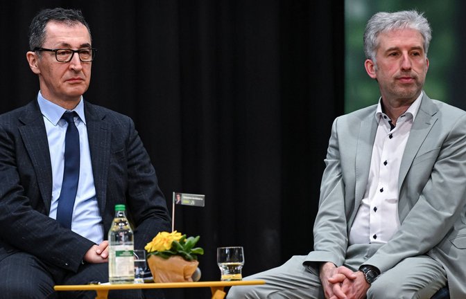 Der Tübinger Oberbürgermeister Boris Palmer (rechts) half Cem Özdemir im Wahlkampf. Spekulationen, er trete ins Kabinett ein, hat er jetzt beendet.<span class='image-autor'>Foto: IMAGO/Ulmer II</span>
