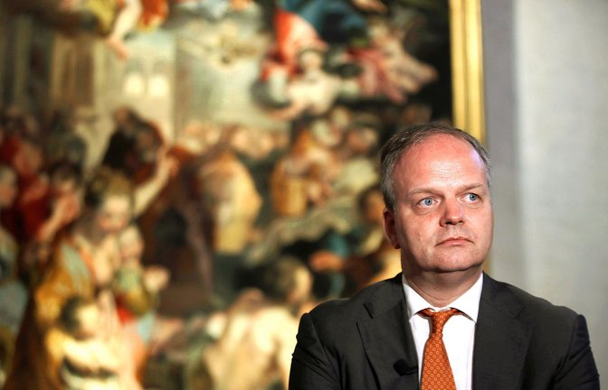 Bald in Neapel: Eike Schmidt.<span class='image-autor'>Foto: dpa/Luca Bruno</span>