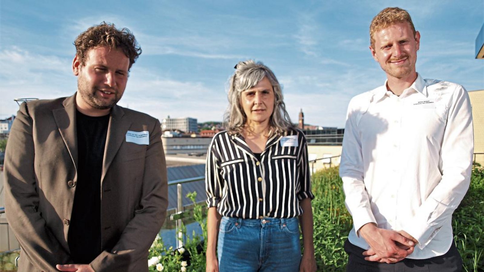 Das frisch gewählte Kuratoren-Team stellt sich vor (von links): Jules van den Langenberg, Katharina Wahl und Willem Schenk. Foto: Filitz Das frisch gewählte Kuratoren-Team stellt sich vor (von links): Jules van den Langenberg, Katharina Wahl und Willem Schenk. Foto: Filitz