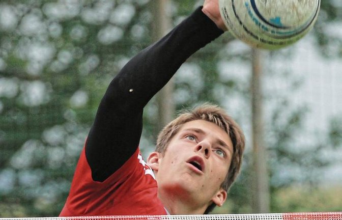 Jakob Kilpper hat den Wechsel in die Abwehr gut gemeistert. „Er spielt fast fehlerfrei“, lobt Kolja Meyer, sein Trainer beim TV Vaihingen. „Abgerundet wird die Sache dadurch, dass er auch mal einen Schlag machen kann.“ Foto: Archiv/Nachreiner