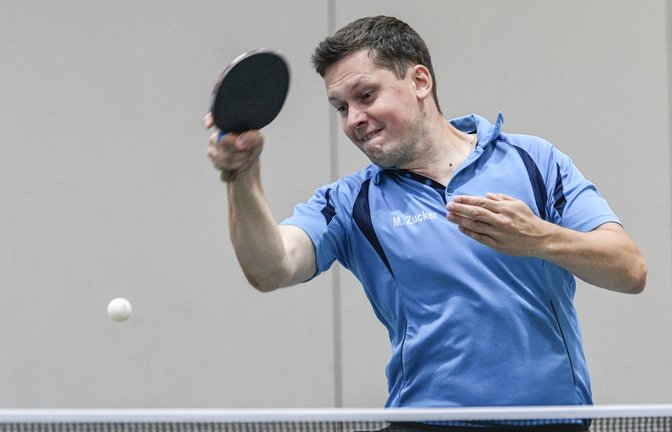 Michael Zucker gewinnt seine beiden Einzelduelle, muss sich mit dem TSV Kleinglattbach aber trotzdem geschlagen geben. <span class='image-autor'>Foto: Archiv/Leitner</span>