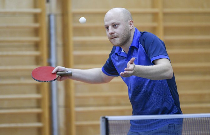 Andreas Kunkel trifft mit den TTF Gündelbach heute Abend auf einen starken Gegner. <span class='image-autor'>Foto: Leitner</span>