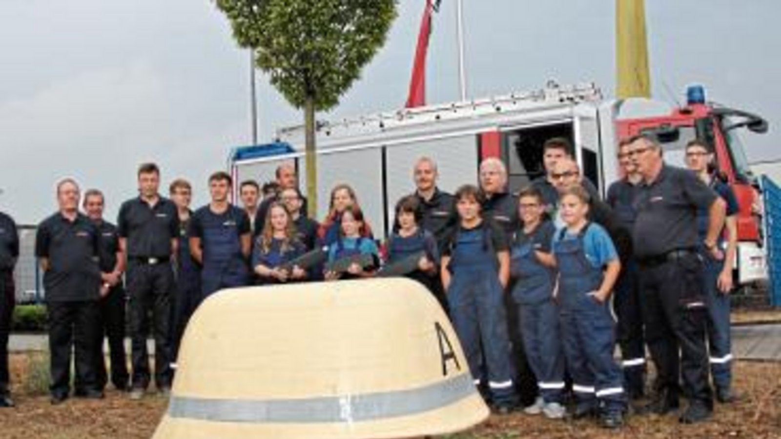 Der Riesenhelm von Illingen.  Foto: bro