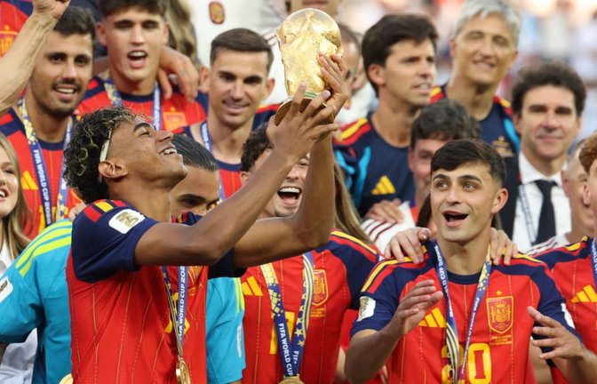 Der Sieg von Spanien im WM-Finale 2026 bescherte dem ZDF eine tolle Quote.<span class='image-autor'>ODD ANDERSEN/afp</span>