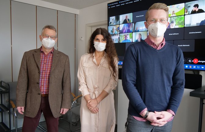 Die Jugendhilfe immer im Blick: Jugendamtsleiter Wolfgang Schwaab, Sozialdezernentin Katja Kreeb und Jugendhilfeplaner Paul Renner (von links) haben sich mithilfe einer Umfrage ein Bild von der Situation der Enzkreis-Kommunen verschafft.  <span class='image-autor'>Foto: Friedrich</span>