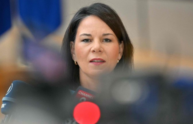 Bundesaußenministerin Baerbock sagt Syrien weitere Hilfen zu. (Archivbild)<span class='image-autor'>Foto: AFP/NICOLAS TUCAT</span>