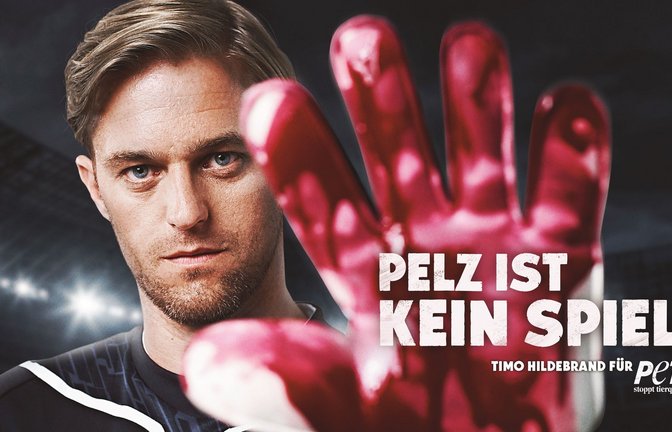 Der ehemalige VfB-Torwart Timo Hildebrand gehört zu den zahlreichen Prominenten, die für Peta werben.<span class='image-autor'>Foto: Marc Rehbeck für Peta</span>