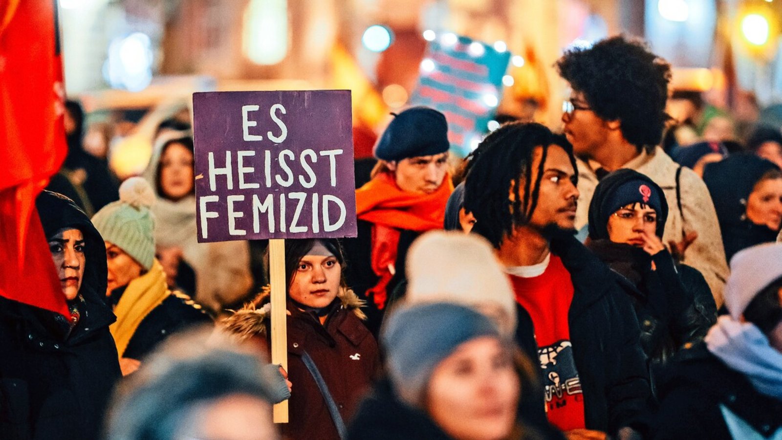 Am 25. November wurde gegen Gewalt an Frauen demonstriert.Foto: Lichtgut/Christoph Schmidt