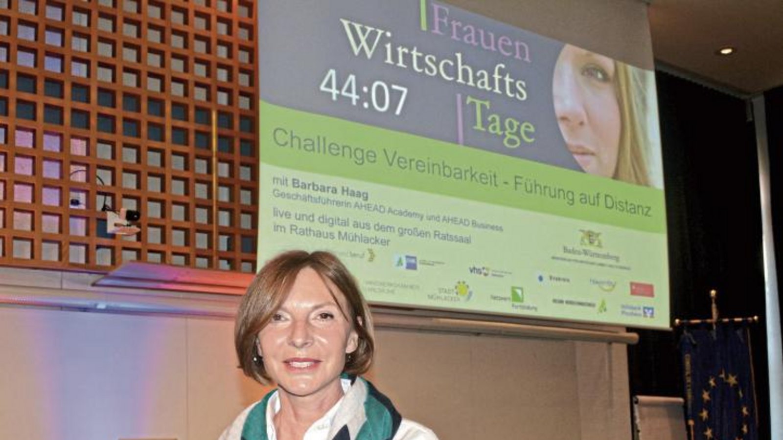 Barbara Haag sprach über die Herausforderungen, die das Homeoffice mit sich bringt. Foto: sta Barbara Haag sprach über die Herausforderungen, die das Homeoffice mit sich bringt. Foto: sta