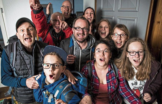 „Das Haus“ haben die Schauspieler vom Eberdinger Sommertheater selbst entwickelt. Fotos: p