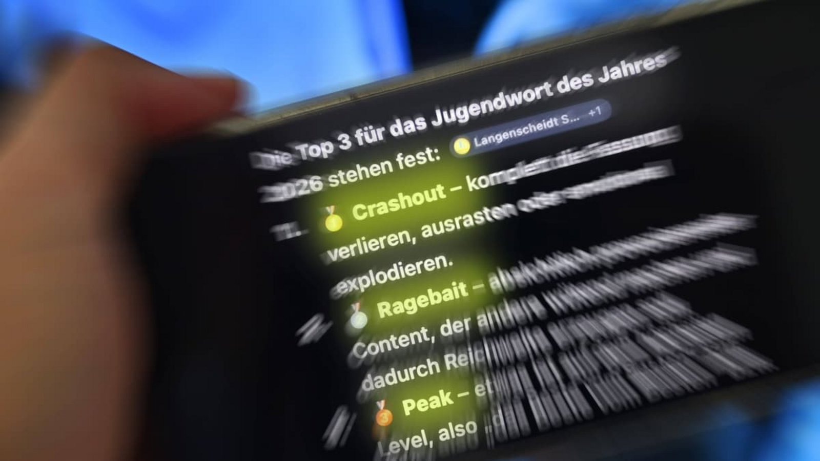 Kandidaten zum Jugendwort des Jahres.IMAGO/Frank Hoermann/SVEN SIMON