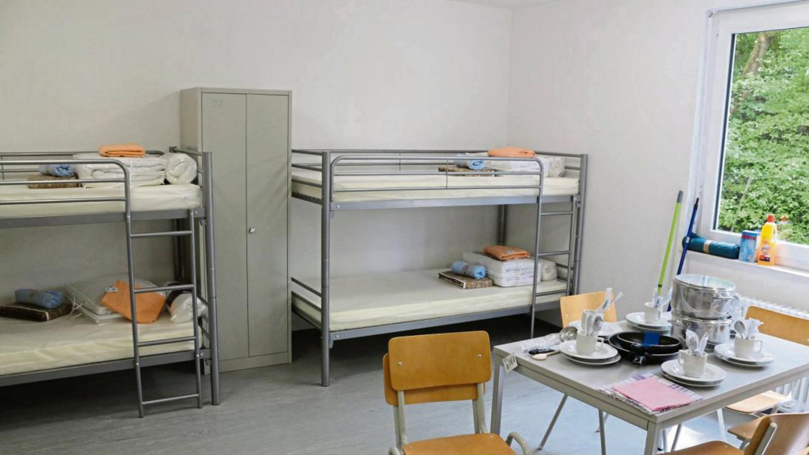 Einblick in die Illinger Flüchtlingsunterkunft. Mittlerweile ist sie nahezu voll belegt.  Foto: Archiv