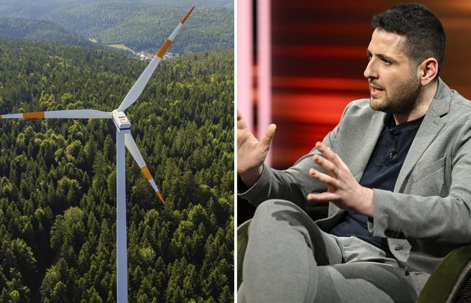 Ryyan Alshebl stieß als Bürgermeister von Ostelsheim (Kreis Calw) auf Widerstände aus der Bevölkerung, als es um den Bau von Windrädern ging.<span class='image-autor'>Foto: imago/imagebroker, imago/teutopress</span>