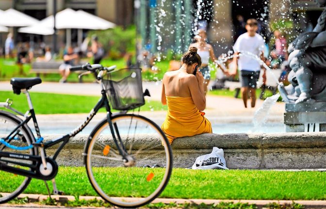Am Wochenende wird es wieder richtig heiß in Stuttgart.<span class='image-autor'>Foto: Imago/Lichtgut/Max Kovalenko</span>