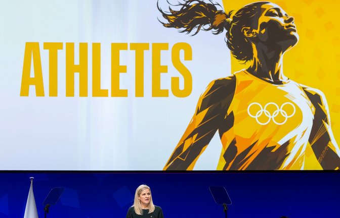 Das IOC von Chefin Kirsty Coventry zahlt Olympia-Teilnehmern künftig einen Zuschuss.<span class='image-autor'>Foto: Cyril Zingaro/KEYSTONE/dpa</span>