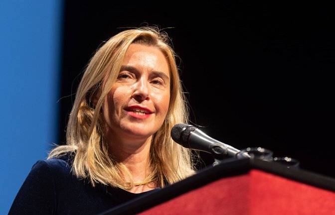 Federica Mogherini wurde festgenommen (Archivbild).<span class='image-autor'>Foto: imago images/JAMES ARTHUR GEKIERE</span>