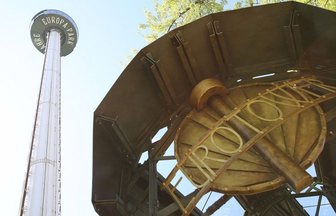 Bis auf 75 Meter hoch geht es im Eurotower.<span class='image-autor'>Foto: Europa-Park/oh</span>