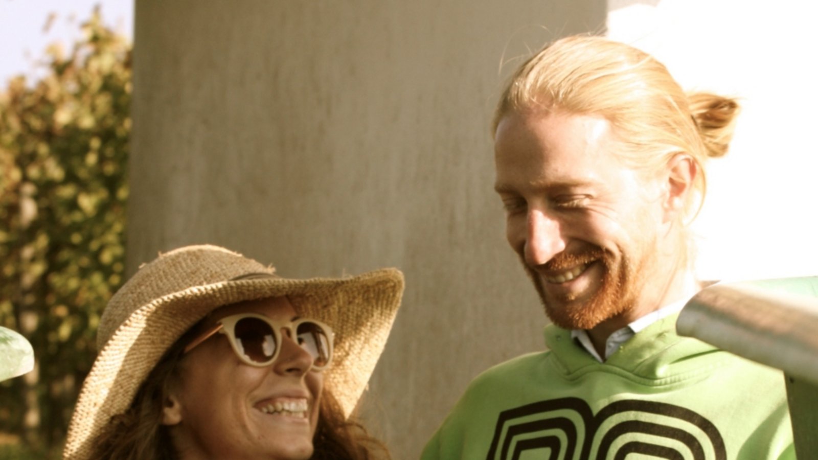 Olympia Samara und Johannes Hoffmann betrieben ein Bioweingut in Roßwag. Fotos: p