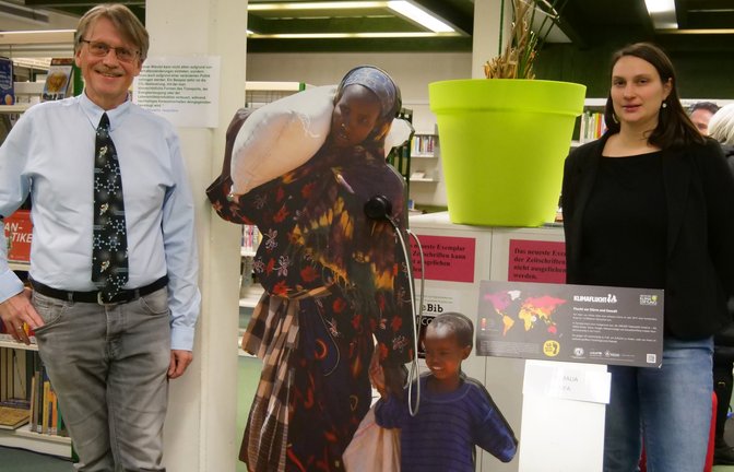 Klimaneutralität ist wichtig. Deshalb müssen Unternehmen und Gesellschaft alles dafür tun, den Klimawandel aufzuhalten. Davon sind Georg Hoffmann (links) und Teresa Krannich überzeugt. <span class='image-autor'>Foto: Friedrich</span>