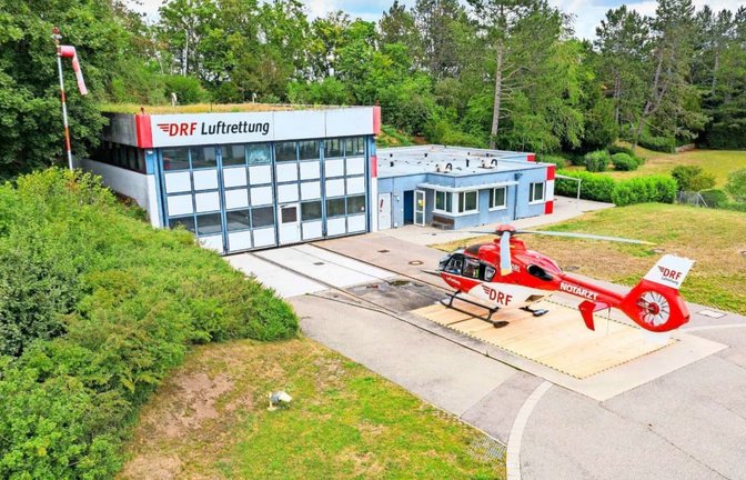 Der Hangar des Rettungshubschraubers Christoph 41 am Krankenhaus Leonberg ist auf technisch neuestem Stand.<span class='image-autor'>DRF Luftrettung</span>