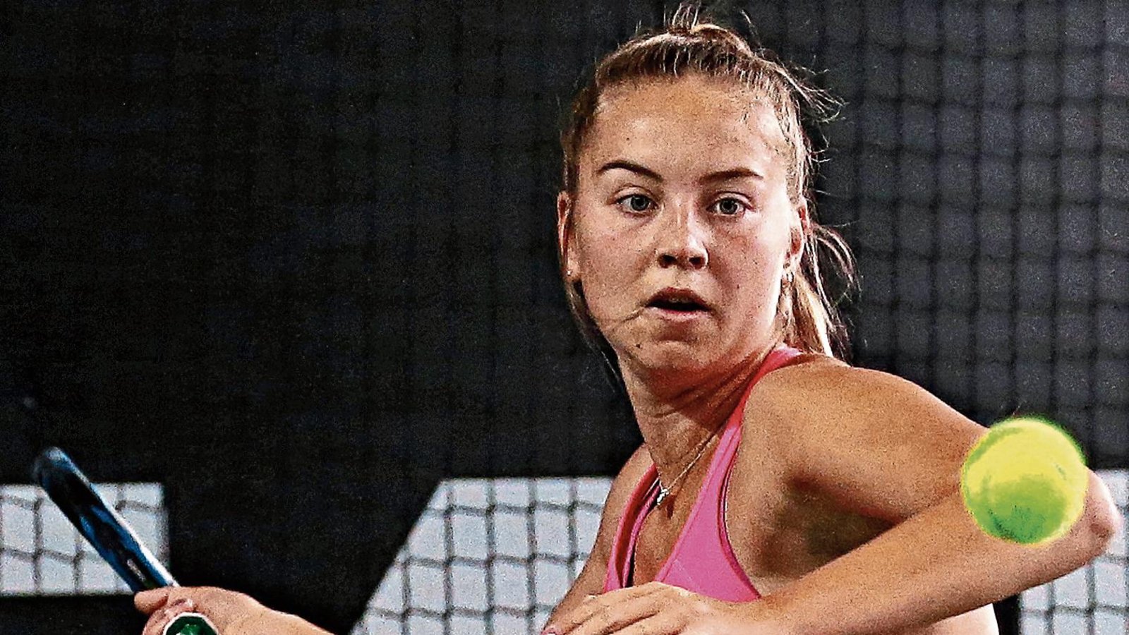 Volle Konzentration auf den Ball und die Karriere: Emily Seibold trainiert in Stammheim und will weiter hart an ihrer Entwicklung arbeiten.  Foto: Baumann