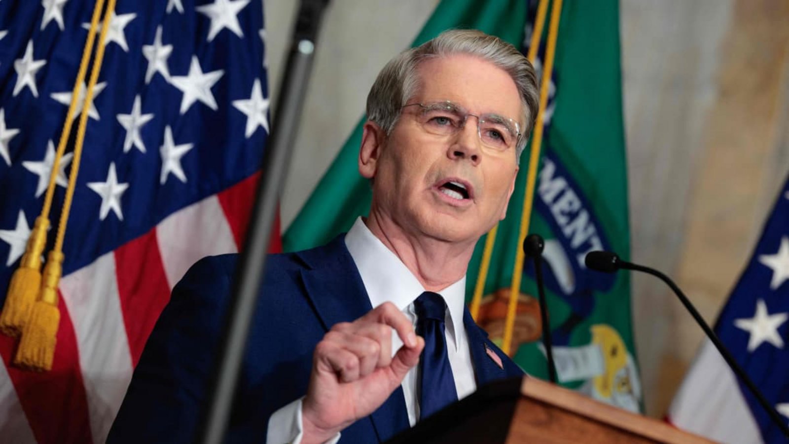 US-Finanzminister Scott Bessent.CHIP SOMODEVILLA/afp US-Finanzminister Scott Bessent.CHIP SOMODEVILLA/afp
