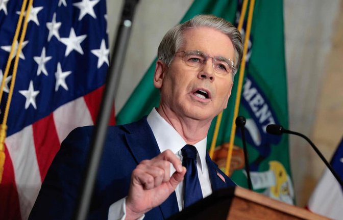 US-Finanzminister Scott Bessent.<span class='image-autor'>CHIP SOMODEVILLA/afp</span>
