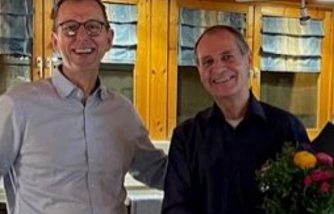 Wechsel an der Vereinsspitze: Marcus Kristen (links) und Markus Rodi.  <span class='image-autor'>Foto: p</span>