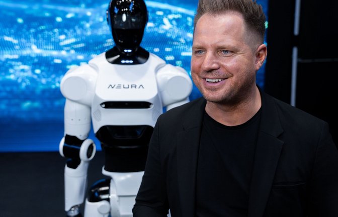 David Reger, Chef von Neura Robotics: Die Robotikfirma hat eine Rekordsumme eingesammelt.<span class='image-autor'>Foto: Neura Robotics</span>