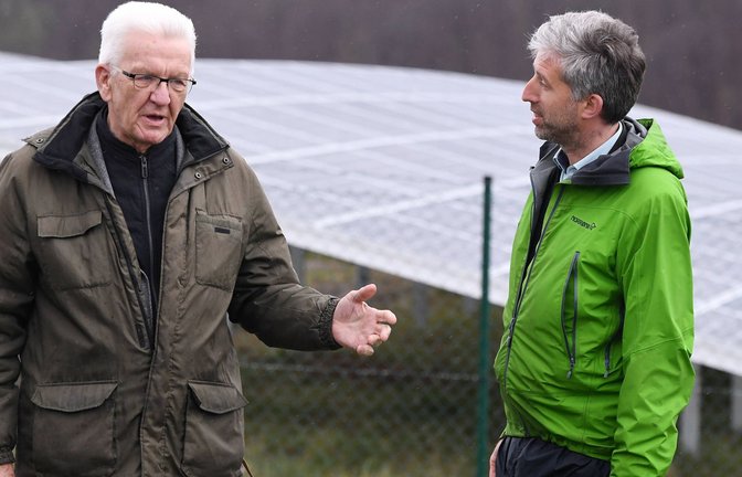Winfried Kretschmann und Boris Palmer sind zwar keine Parteikollegen mehr, aber pflegen nach wie vor ein freundschaftliches Verhältnis.<span class='image-autor'>Foto: imago/Ulmer Pressebildagentur</span>