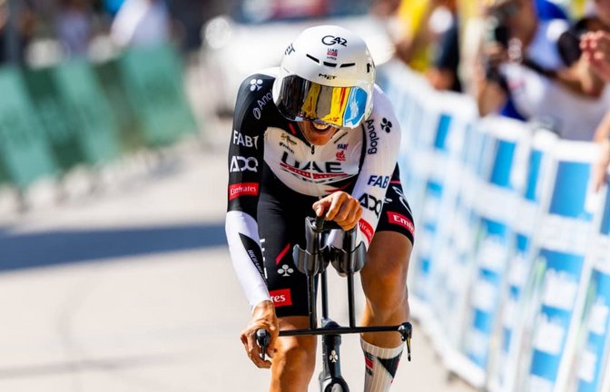 Für den Deutschen Meister im Zeitfahren, Nils Politt, und die Cracks bei der Tour de France beginnt die dritte Woche mit einem Einzelzeitfahren am Genfer See.<span class='image-autor'>Imago/Christian Heilwagen</span>