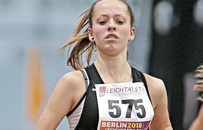 Jule Methner (TSV Ensingen) ist über 300 Meter in Bönnigheim in 47,49 Sekunden deutlich unter ihrer erst rund zehn Tage vorher in Ludwigsburg aufgestellten Bestzeit geblieben. Foto: Archiv/Görlitz
