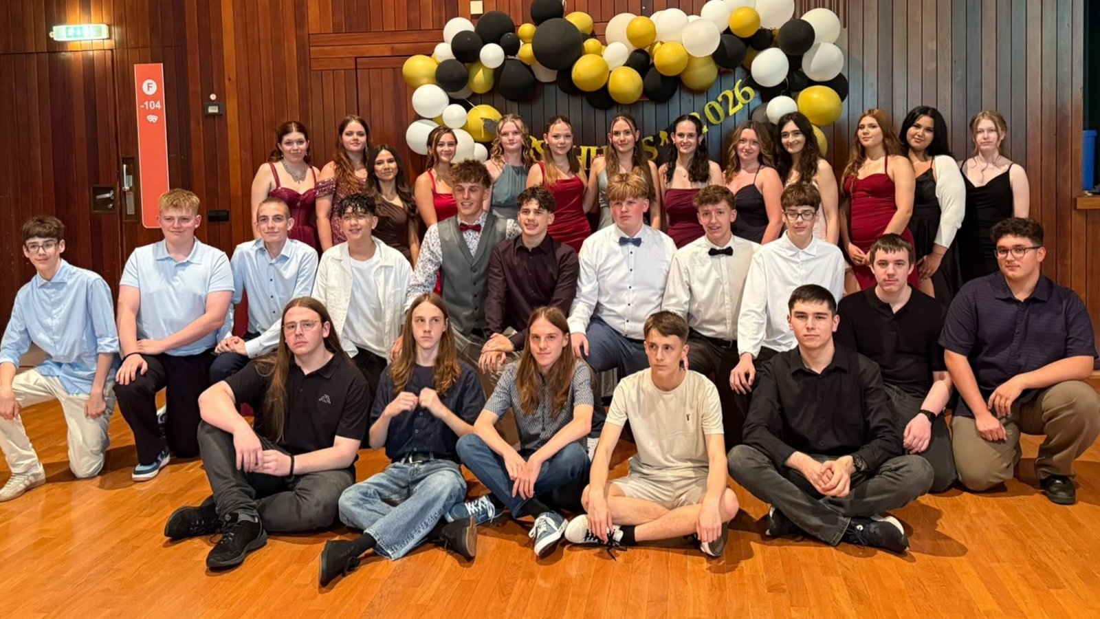 Die zehnte Klasse der Schule am Stromberg. Foto: p