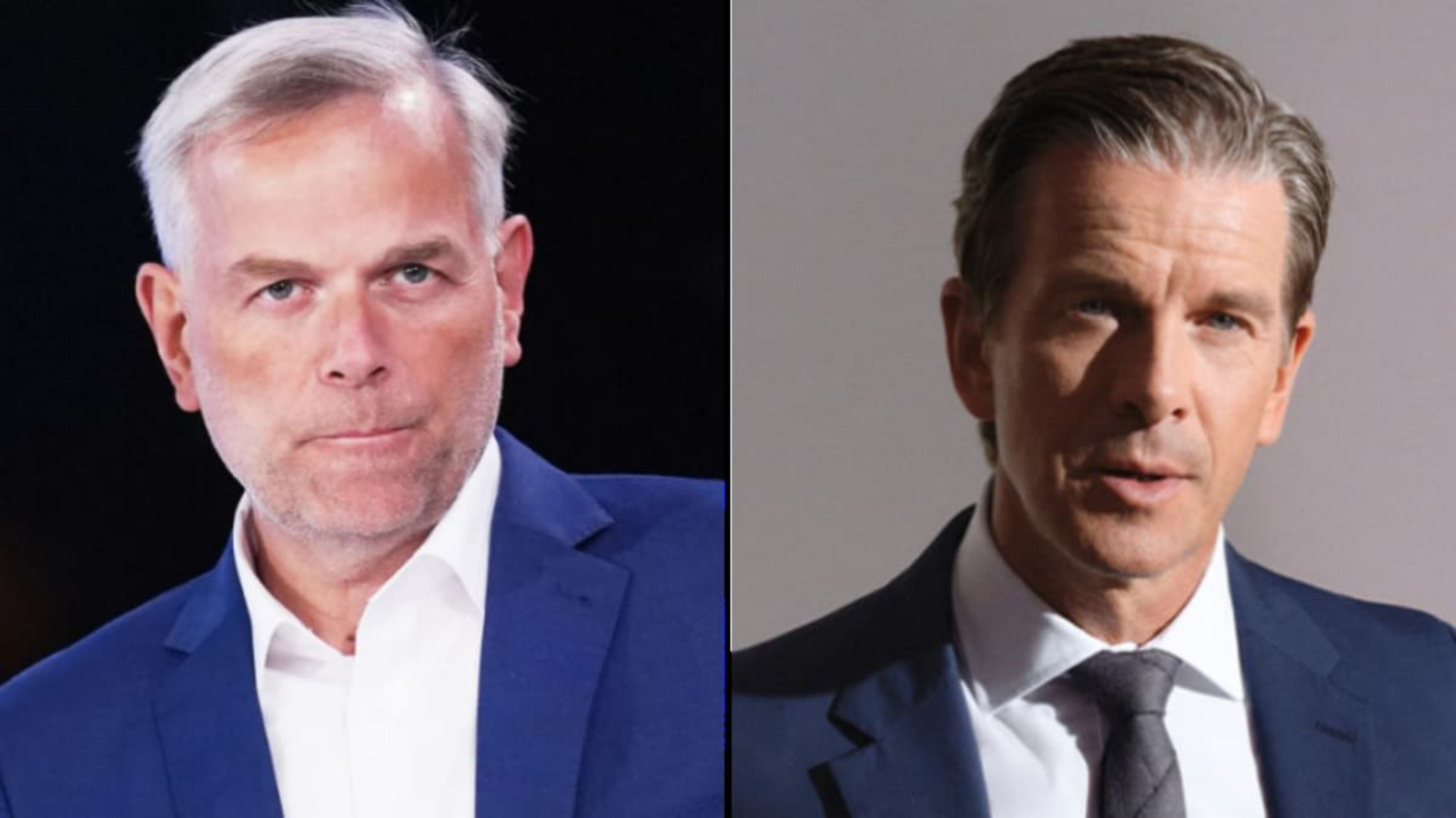 Der als vergleichsweise gemäßigt geltende AfD-Spitzenkandidat Leif-Erik Holm aus Mecklenburg-Vorpommern (links) bekommt heute das Wort bei Markus Lanz.dpa/ZDF Der als vergleichsweise gemäßigt geltende AfD-Spitzenkandidat Leif-Erik Holm aus Mecklenburg-Vorpommern (links) bekommt heute das Wort bei Markus Lanz.dpa/ZDF