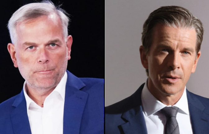Der als vergleichsweise gemäßigt geltende AfD-Spitzenkandidat Leif-Erik Holm aus Mecklenburg-Vorpommern (links) bekommt heute das Wort bei Markus Lanz.<span class='image-autor'>dpa/ZDF</span>