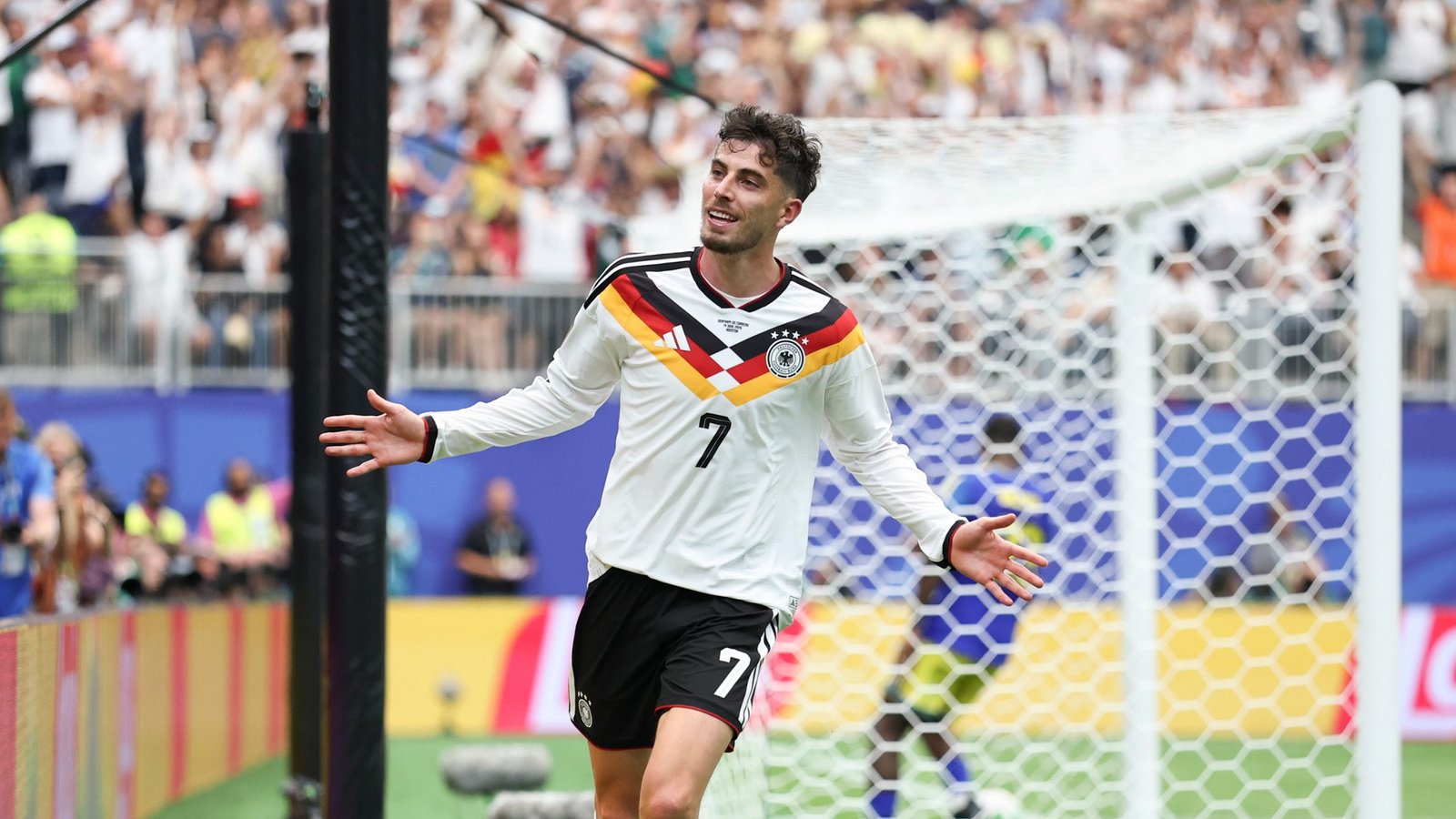 Deutschland - Curaçao, Vorrunde, Deutschlands Kai Havertz jubelt nach seinem Tor zum 7:1.Foto: picture alliance/dpa/XinHua | Li Ming Deutschland - Curaçao, Vorrunde, Deutschlands Kai Havertz jubelt nach seinem Tor zum 7:1.Foto: picture alliance/dpa/XinHua | Li Ming