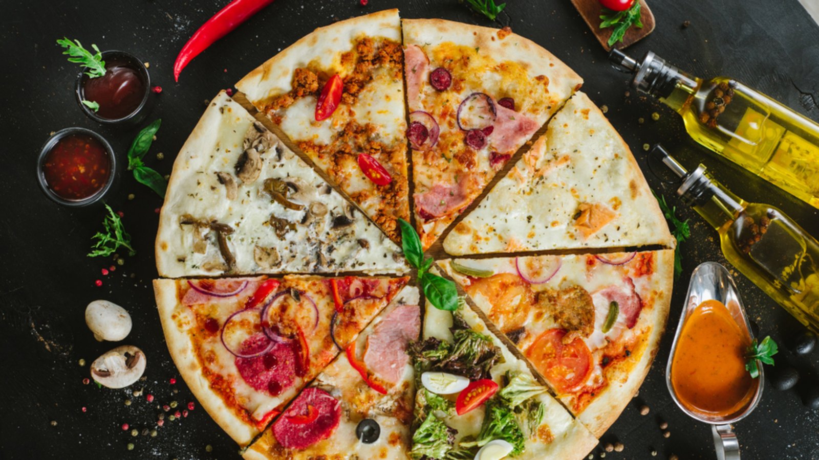 Pizzabeläge können so verschieden sein.Foto: Bolyuk Studio / shutterstock.com Pizzabeläge können so verschieden sein.Foto: Bolyuk Studio / shutterstock.com