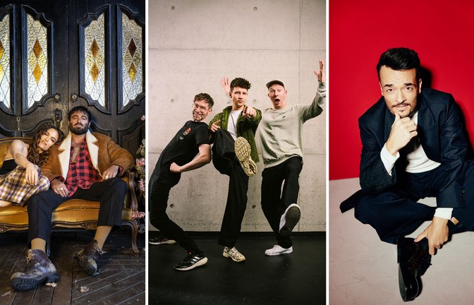 Einige Highlights im Programm auf der Freilichtbühne Killesberg: Angus & Julia Stone, Deine Freunde, Giovanni Zarrella (von links)<span class='image-autor'>Foto: Veranstalter</span>