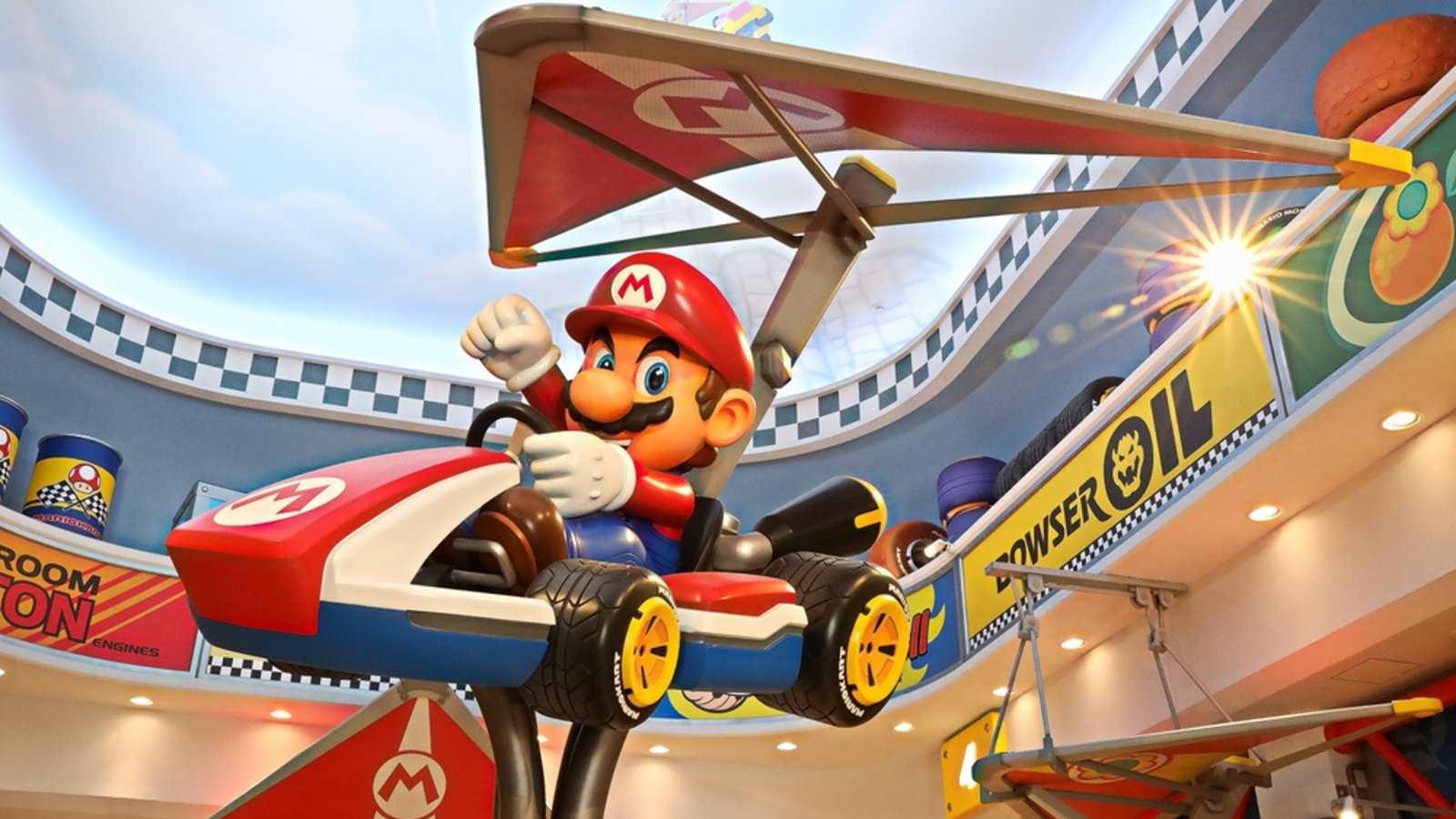 Die ikonische Mario-Kart-Figur wird auch in der Nintendo World in Japan ausgestellt.Foto: Usa-Pyon/ Shutterstock Die ikonische Mario-Kart-Figur wird auch in der Nintendo World in Japan ausgestellt.Foto: Usa-Pyon/ Shutterstock