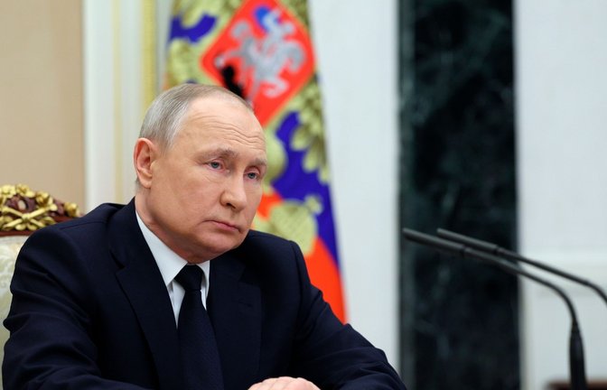 Der russische Präsident Wladimir Putin will in Belarus Atomwaffen stationieren.<span class='image-autor'>Foto: Gavriil Grigorov/Pool Sputnik Kremlin/AP</span>