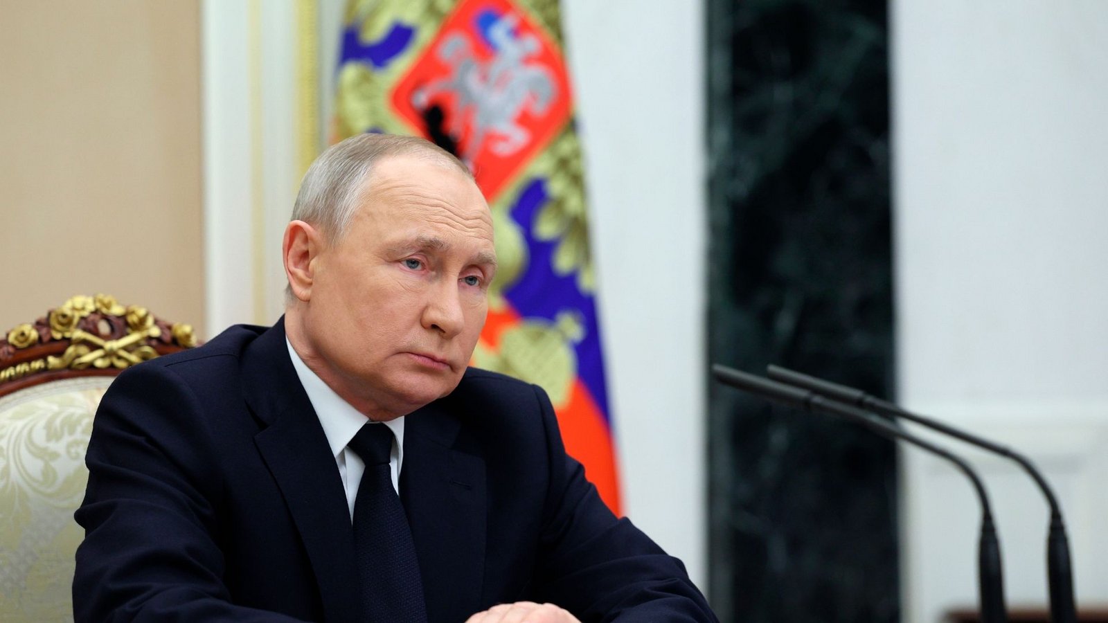 Der russische Präsident Wladimir Putin will in Belarus Atomwaffen stationieren.Foto: Gavriil Grigorov/Pool Sputnik Kremlin/AP