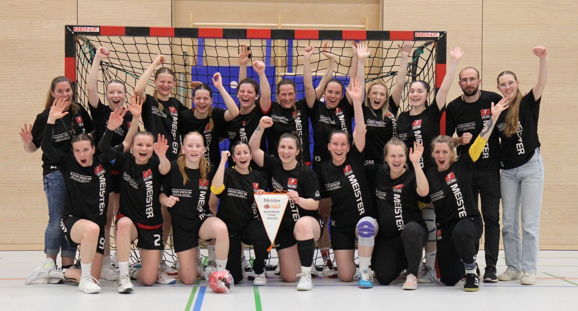 Handball, Frauen, HC Metter-Enz, Saison 2023/2024, Meisterschaft, Jubel, Foto: Dittrich