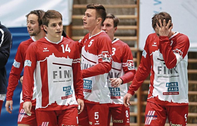 Top gespielt, aber um einen Punkt verloren (von rechts): Jaro, Jacob und Johannes Jungclaussen, Jakob Kilpper und Max Winkler. Foto: Archiv/Küppers